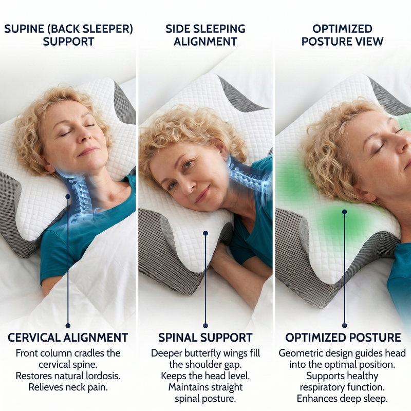 Butterfly Deep Support Pillow